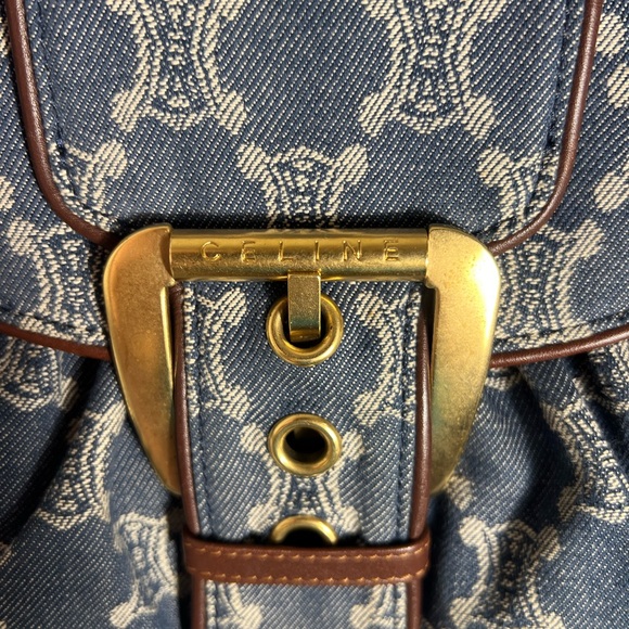 Celine Macadam Printed Denim Bag - Picture 3 of 15